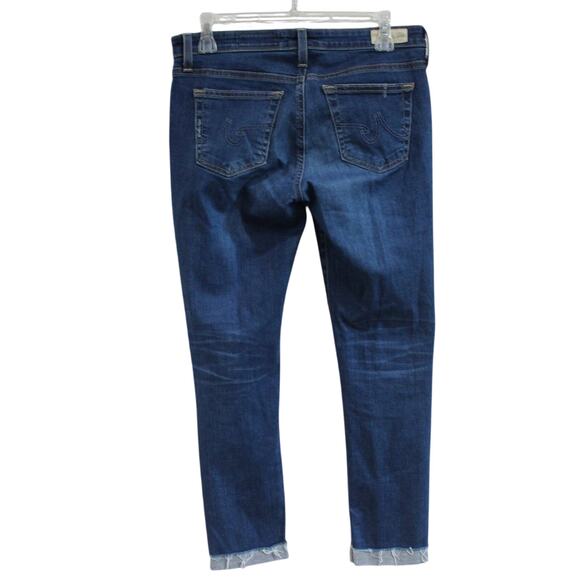 AG | The Stilt Roll-Up Cigarette Roll-Up Distressed Jeans Size 28 - Picture 2 of 10